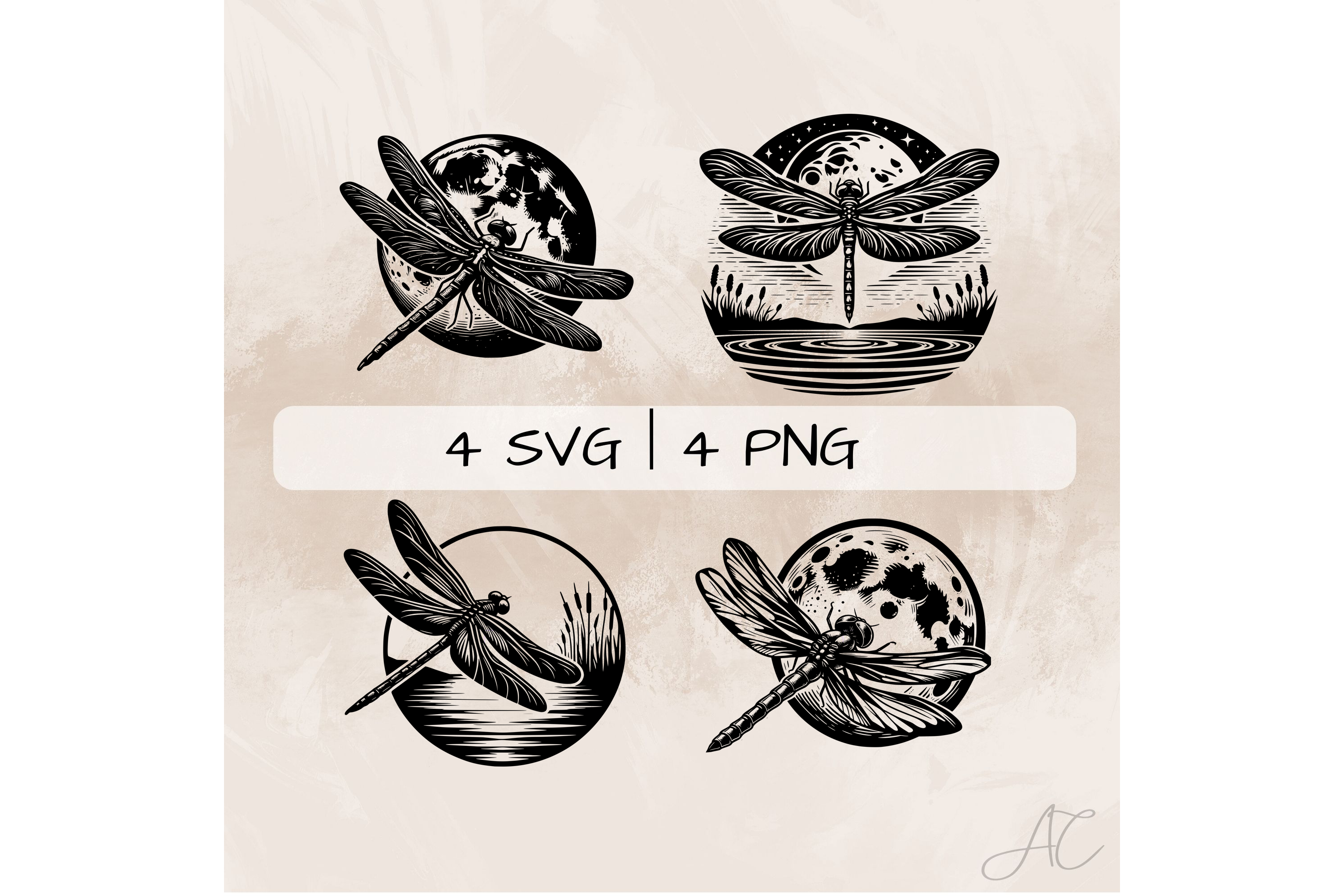 Dragonfly SVG Bundle Graphic by ArtistiC ortex · Creative Fabrica