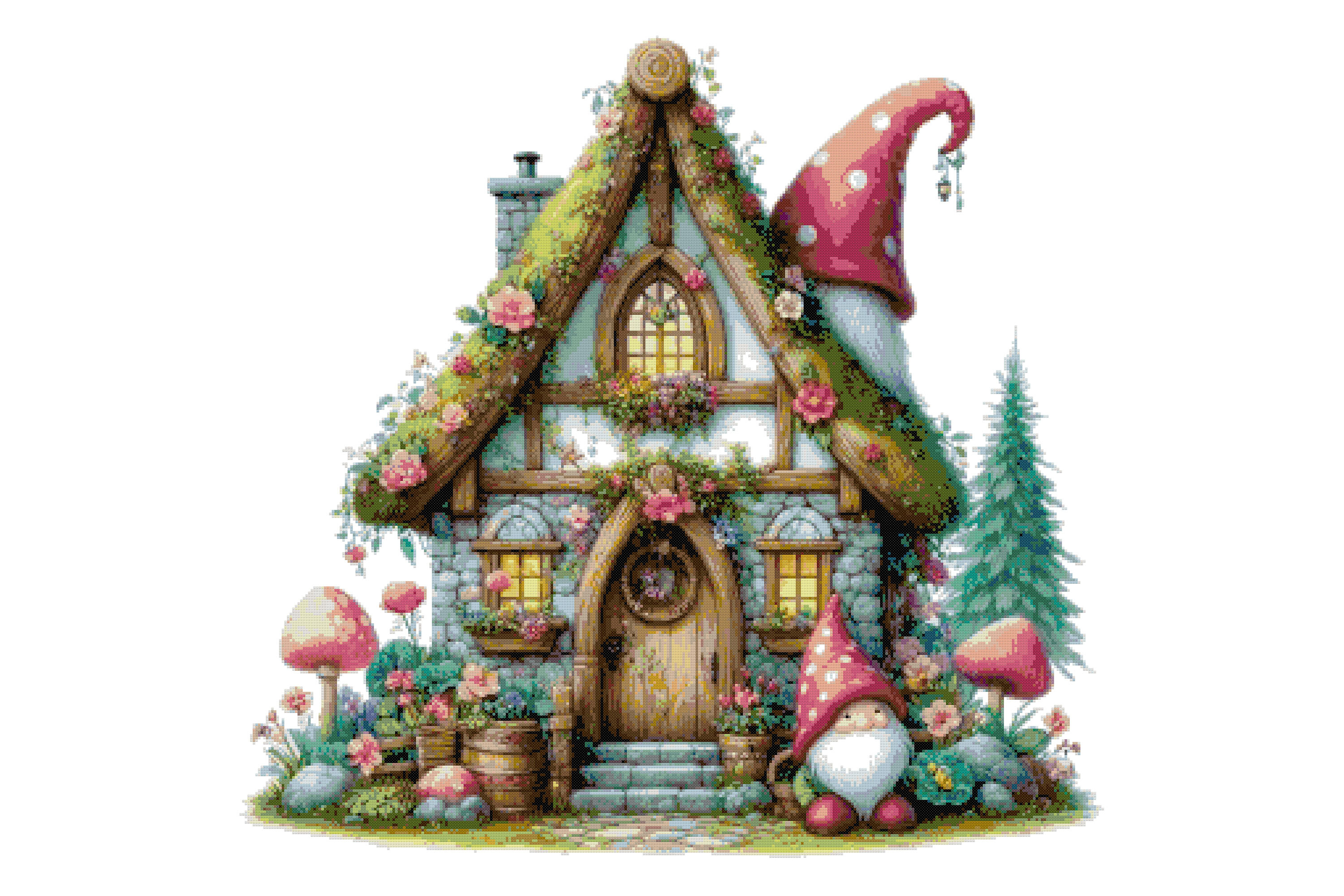 Gome House Counted Cross Stitch Patterns