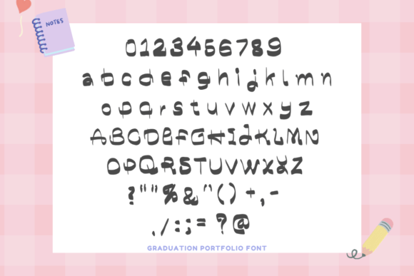 Graduation Portfolio Font - Preview 5