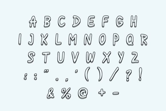 Love Paris Font PNG with transparent background - Preview 5
