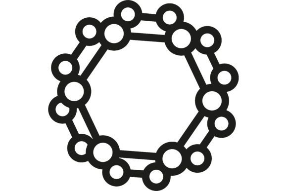 Nano Technology Line Icon. Molecule, Mod