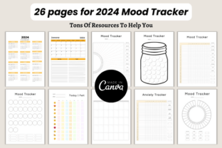 2024 Mood Tracker Canva Template Graphic by DIGITAL PRINT BOX ...