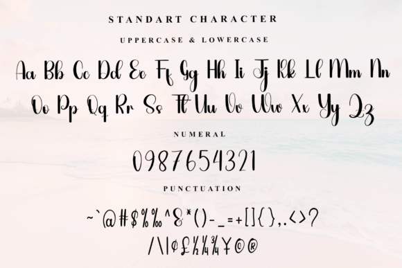 Delysha Font PNG with transparent background - Preview 4