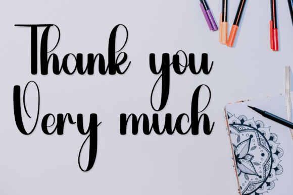 Delysha Font PNG with transparent background - Preview 6