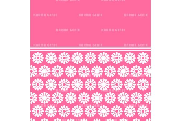 Modern Pink and White Flowers Background Graphic by Karma Genie ...