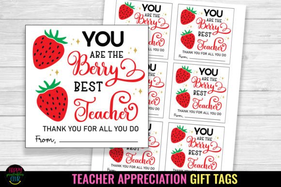 Teacher Appreciation Gift Tags I Teacher