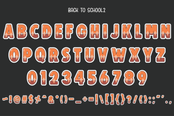 Back to School Font - Preview 3