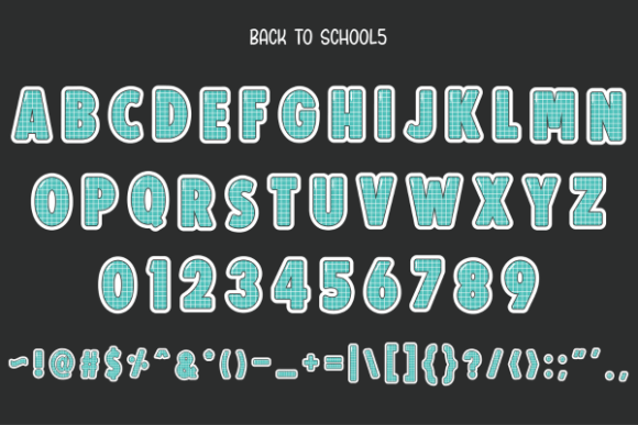 Back to School Font - Preview 6