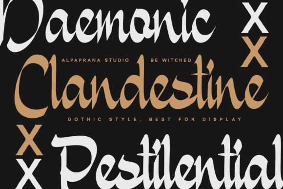 Bewitched Font - Preview 1