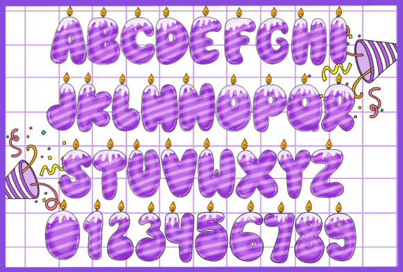 Birthday Font - Preview 3