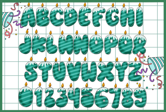 Birthday Font - Preview 4