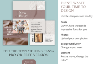 Boho Beauty Instagram Template Canva Graphic by AWRSMdesign · Creative ...