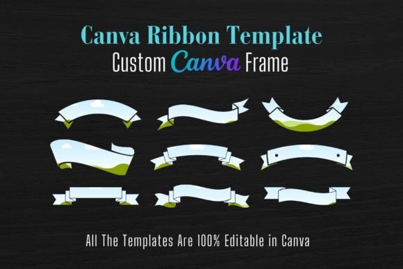 Canva Customizable Ribbon Template