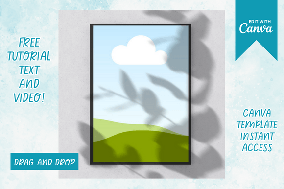 Canva Wall Print Mockup