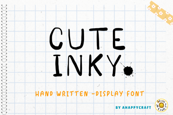 Cute Inky Font - Preview 3