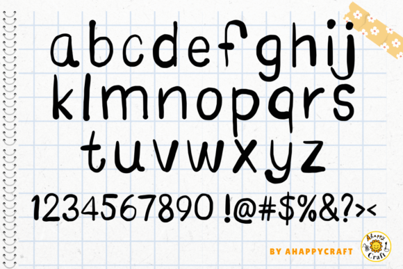 Cute Inky Font - Preview 6