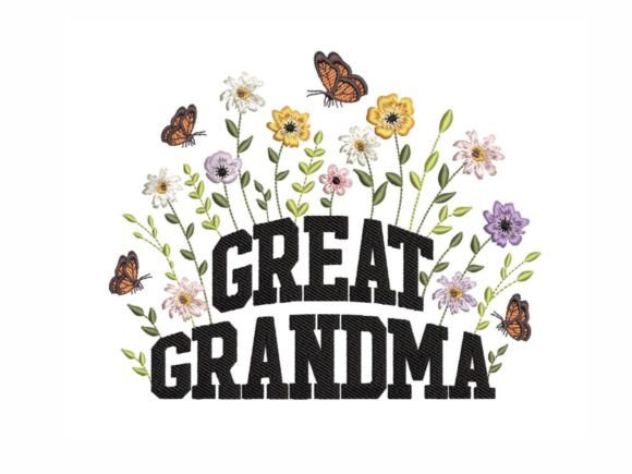 Floral Great Grandma