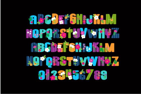 Floral Mixer Font - Preview 3