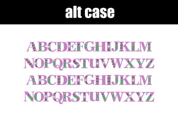Folksy Violet Font PNG with transparent background - Preview 4