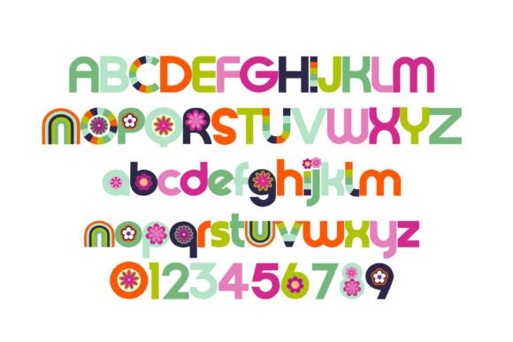 Garden Groove Font PNG with transparent background - Preview 3