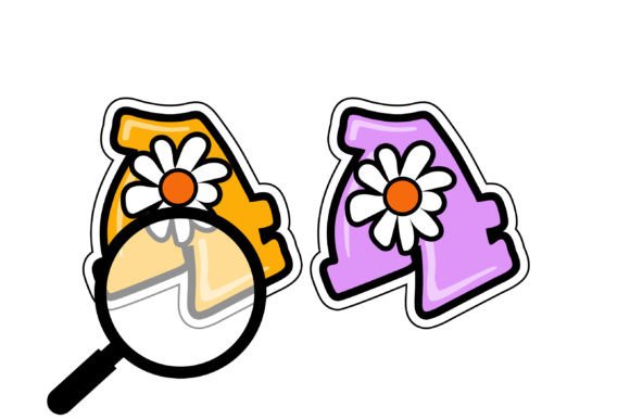 Hip Dippy Daisy Font PNG with transparent background - Preview 1