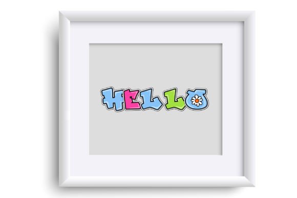 Hip Dippy Daisy Font PNG with transparent background - Preview 6