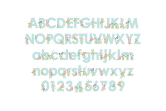 Just a Spring Note Font PNG with transparent background - Preview 5