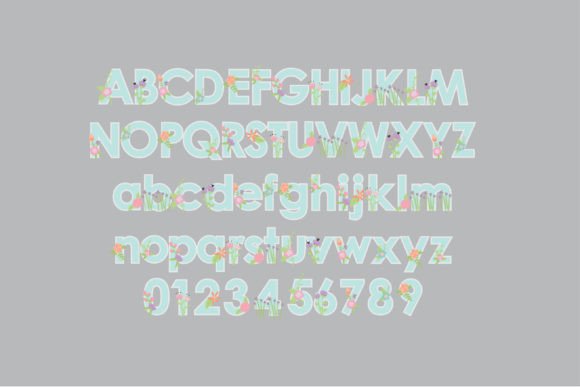 Just a Spring Note Font PNG with transparent background - Preview 6
