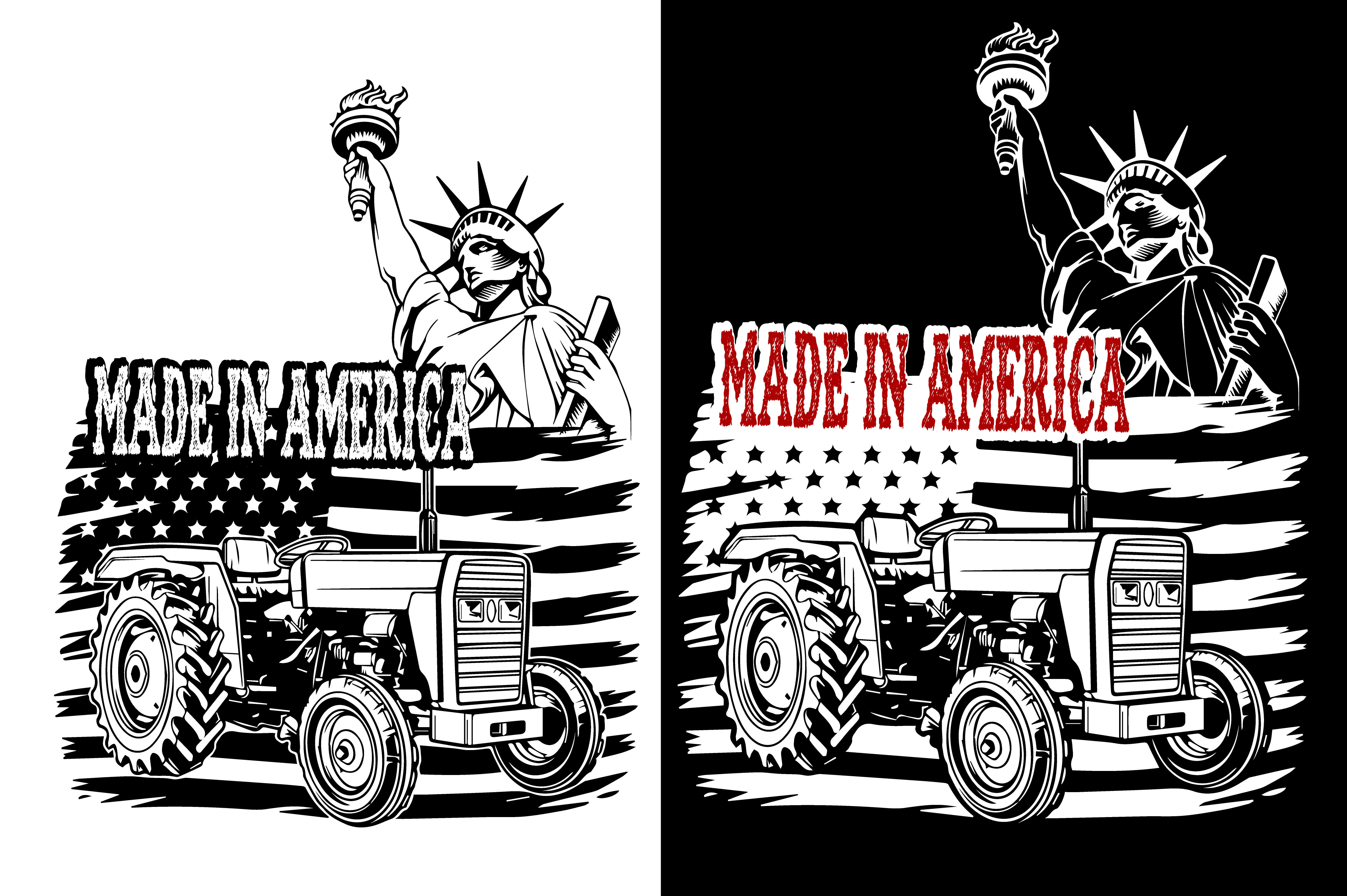 Made in America Graphic by Design shop · Creative Fabrica