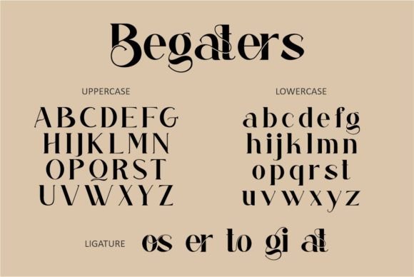Begaters Font - Preview 5