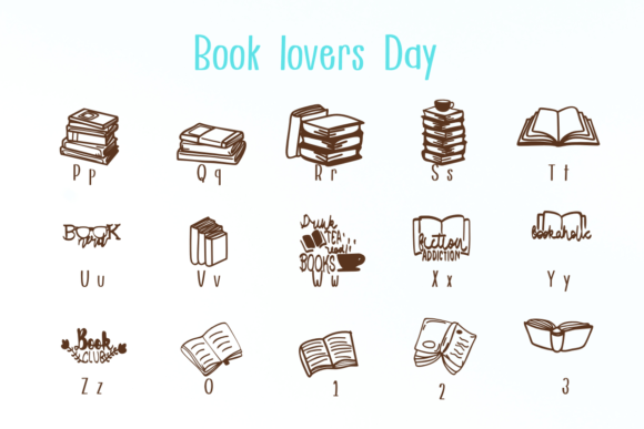 Book Lovers Day Font - Preview 2