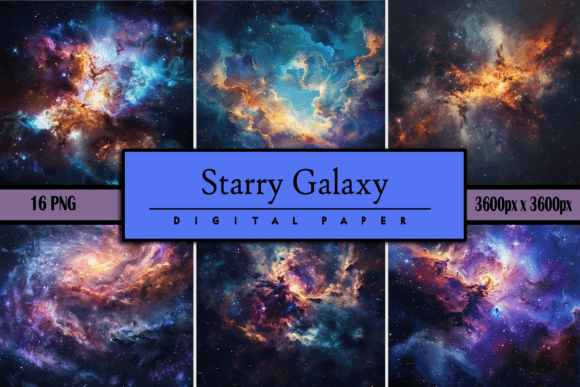 Cool Cosmic Starry Galaxy