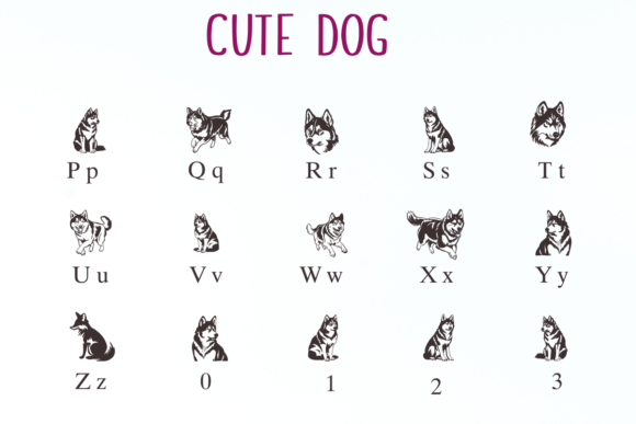 Cute Dog Font - Preview 2