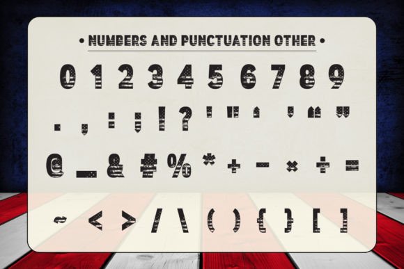 Fox American Font PNG with transparent background - Preview 5