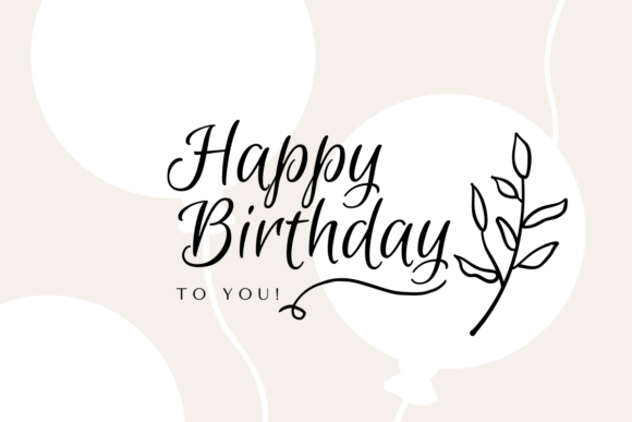 Leaf Doodle Font PNG with transparent background - Preview 5