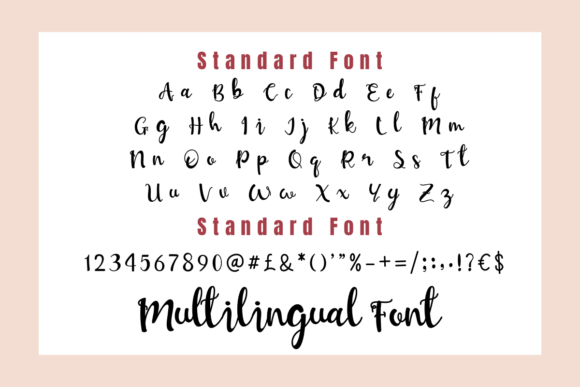 Magic Chocolate Font PNG with transparent background - Preview 4