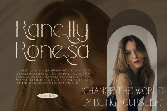 Rocauly Kanelly Font PNG with transparent background - Preview 1