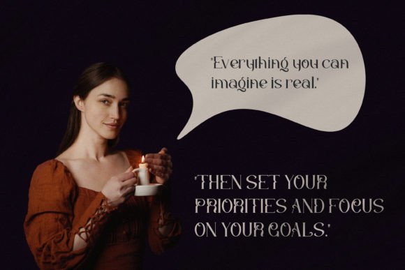 Ruliena Batenly Font PNG with transparent background - Preview 3