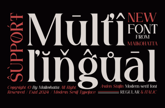 Arden Stafin Font - Preview 1