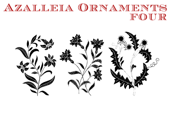 Azalleia Ornaments Font - Preview 1