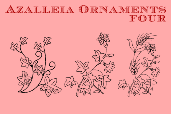 Azalleia Ornaments Font - Preview 2