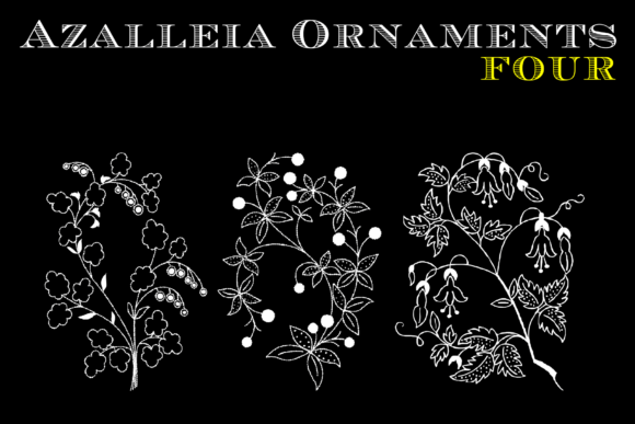 Azalleia Ornaments Font - Preview 3