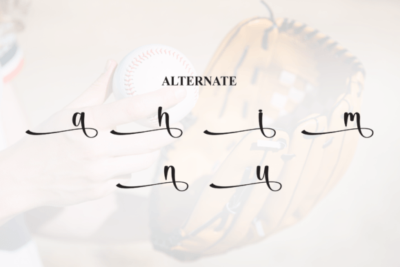 Baseball Font - Preview 6