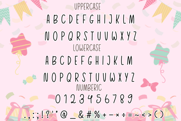 Birthday Font - Preview 1