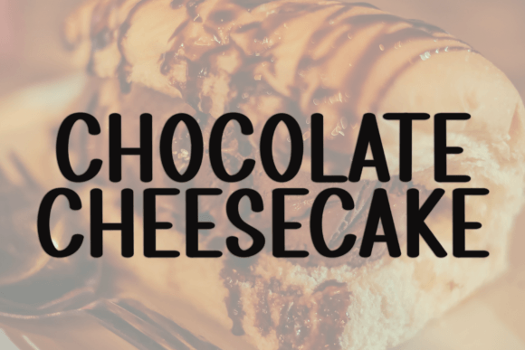 Choco Cheese Font - Preview 1