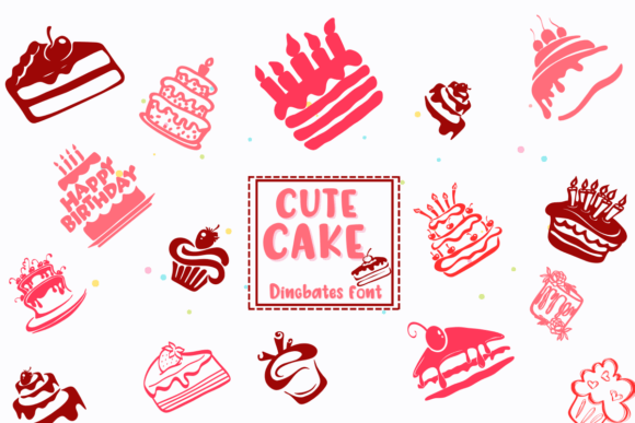 Cute Cake Font - Preview 6