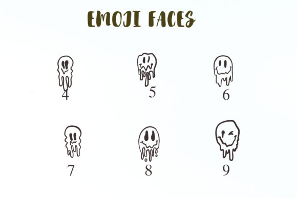 Emoji Faces Font - Preview 3