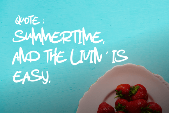Gento Summer Font - Preview 1