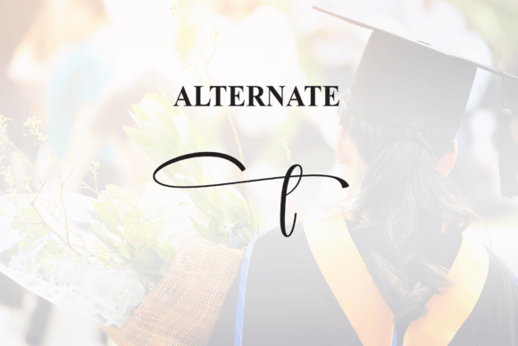 Graduation Font - Preview 6
