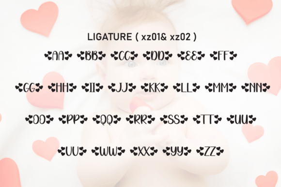 Heart Baby Font - Preview 6